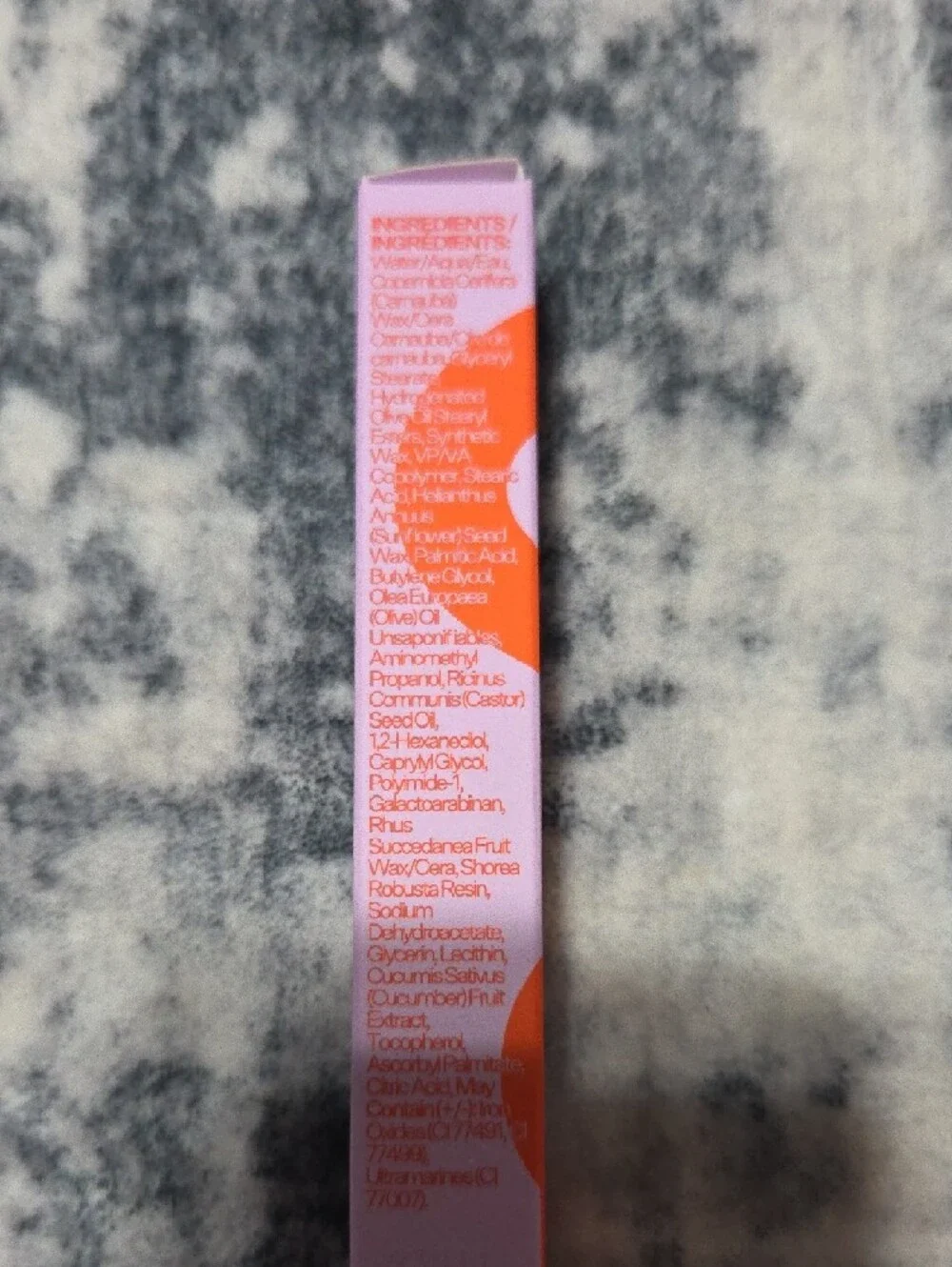 Tower 28 Mascara Box in Pink with Orange Logo